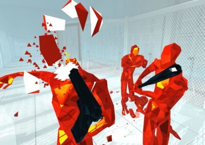 Screenshot première personne VR Super Hot Nîmes