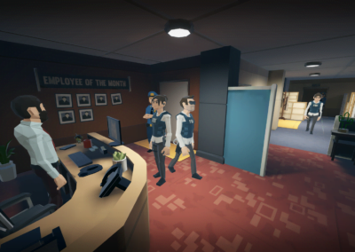 Screenshot Gang of Dumizz Cap VR police braquage en VR