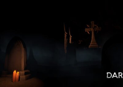 Screenshot jeu de zombie Cap VR horreur arcade et tir Dark Z