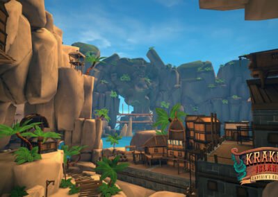 image du jeu en réalité virtuelle sans fil Kraken Island