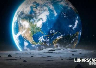 visuel de la lune du jeu escape game multi-joueurs en réalité virtuelle Lunarscape chez cap'vr