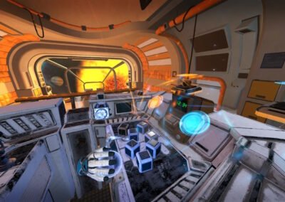 intérieur du vaisseau de l'escape game mission NAR 6