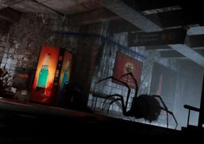 araignée du jeu arcade de zombie en réalité virtuelle Propagation stage 3 chez cap'vr