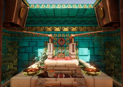 Escape Game Yucatan à Nimes : Decor maya