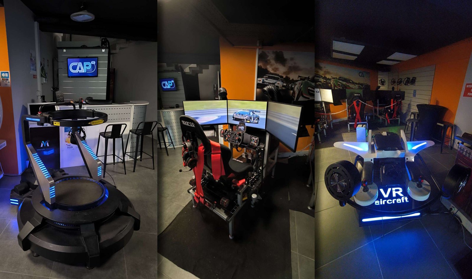 3PassPortsété Image simulateur Automobile Cap VR Salle de réalité virtuelle - Escape Game à Nîmes Courses et simulations réalistes pour adultes , ados et meme vos Team building à Nîmes