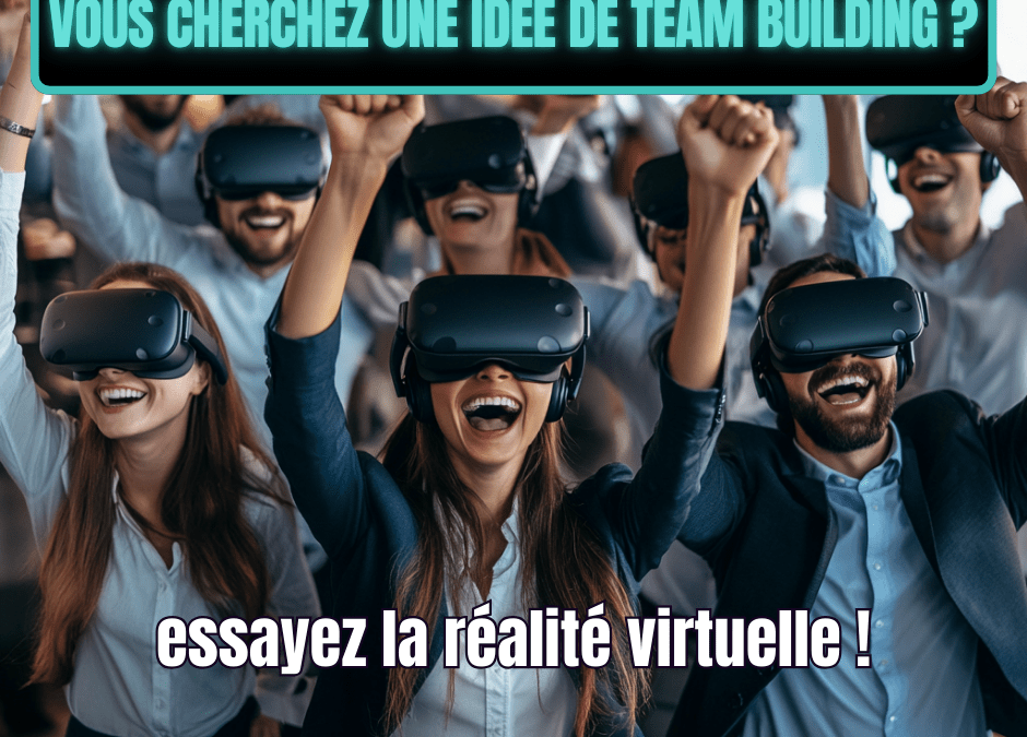 Plusieurs personnes effectuent un team building en réalite virtuelle