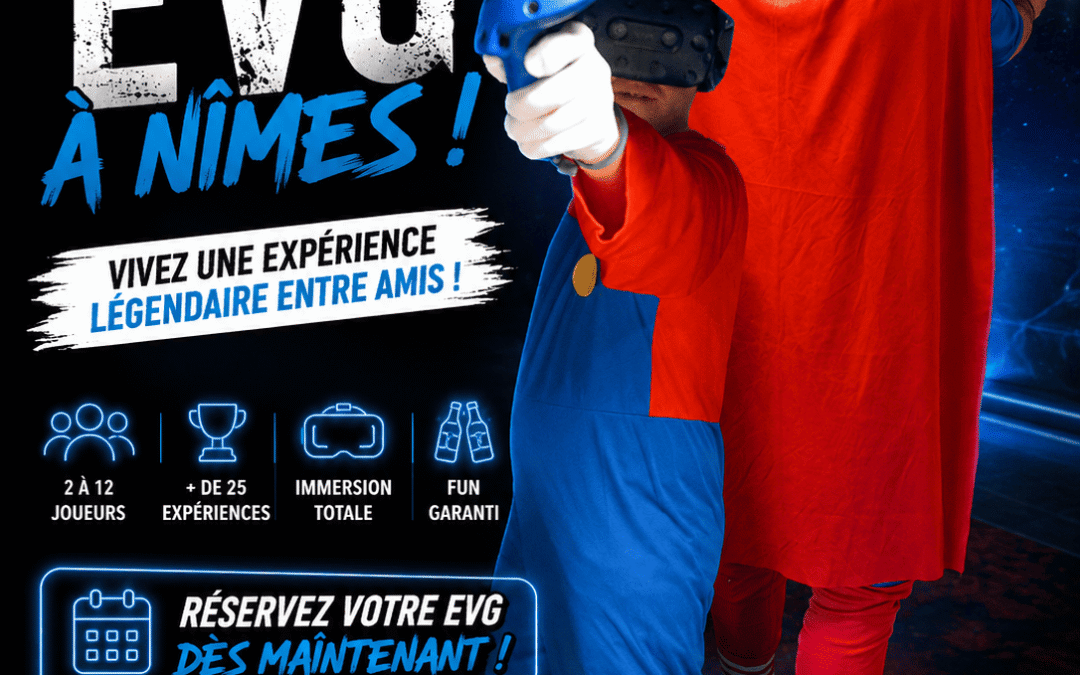 EVG à Nîmes en réalité virtuelle — Cap'VR Nîmes, escape game VR et jeux de tir pour enterrement de vie de garçon inoubliable